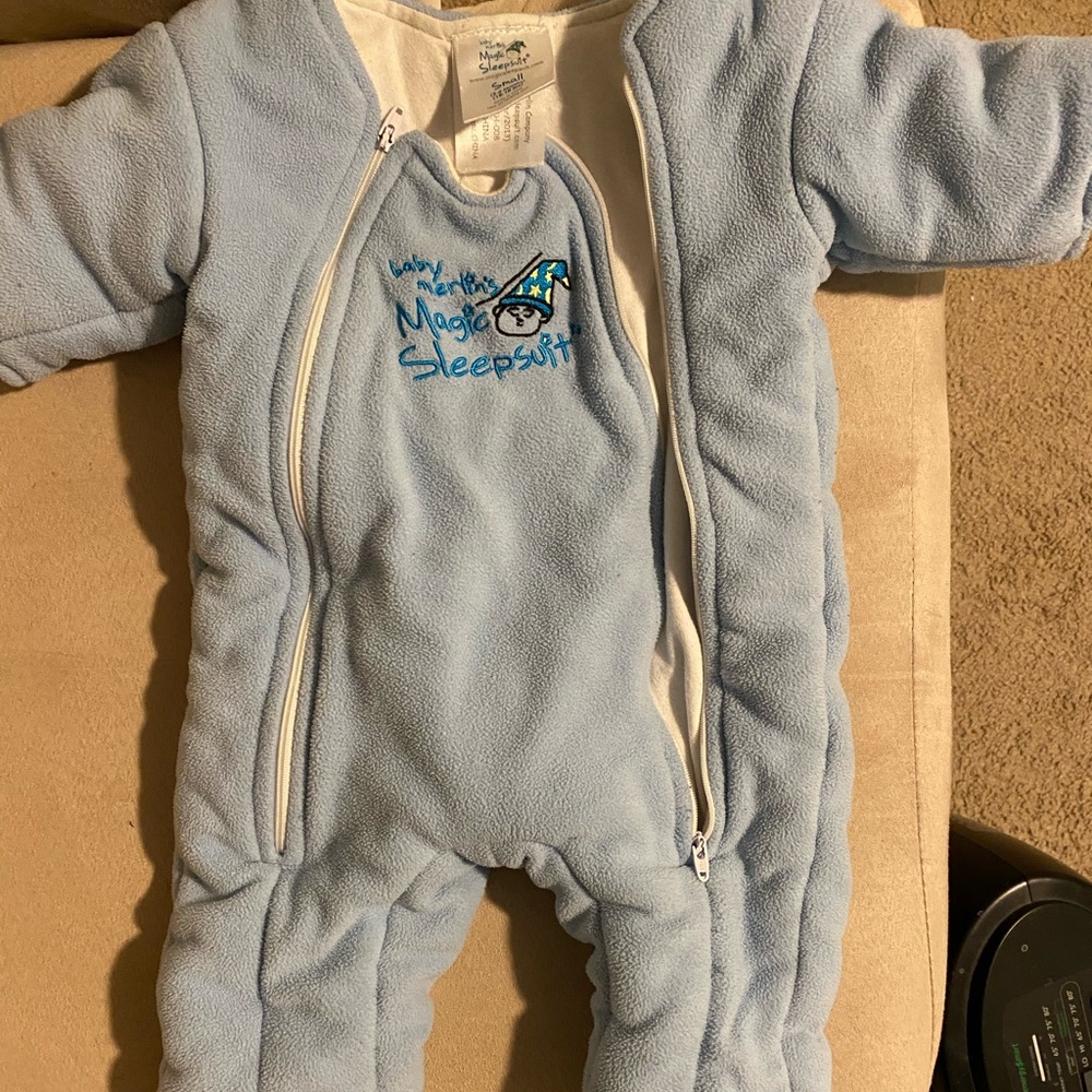 Blue size small Merlins Magic Sleep suit